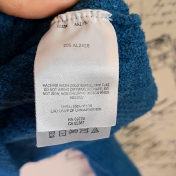 Columbia turquoise women's V-neck sweater size small - Picture 4 of 6